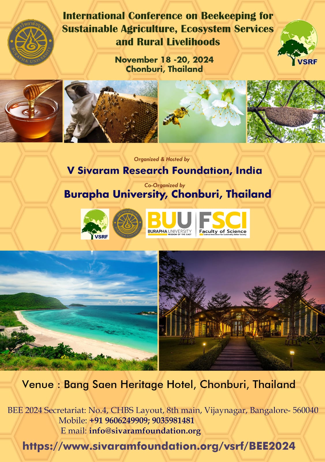 International Conference on Beekeeping for Sustainable Agriculture